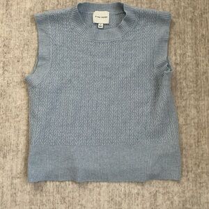 Light Blue Sweater Tank